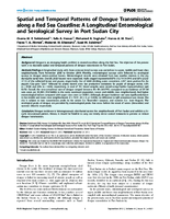 Spatial and Temporal Patterns of Dengue Transmission along a Red Sea Coastline A Longitudinal Entomological and Serological Survey in Port Sudan City