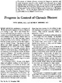 Progress in control of chronic disease