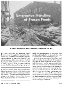 Emergency handling of frozen foods