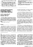 Teaching medical students epidemiology utilizing a state health department