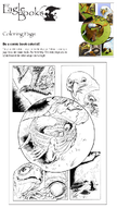 Eagle Books  Coloring Page