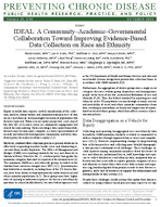 IDEAL A CommunityAcademicGovernmental Collaboration Toward Improving EvidenceBased Data Collection on Race and Ethnicity