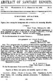 Absract of sanitary reports  v 7 no 9 February 26 1892