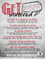 Get Involved portaitoriented poster