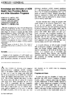 Knowledge and attitudes of AIDS health care providers before and after education programs