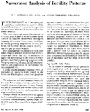 Numerator Analysis Of Fertility Patterns