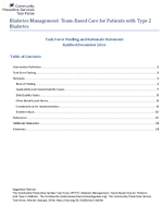 Diabetes Management TeamBased Care for Patients with Type 2 Diabetes