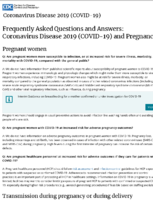Frequently Asked Questions and Answers Coronavirus Disease 2019