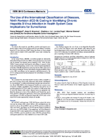 The Use of the International Classification of Diseases Ninth Revision ICD9 Coding in Identifying Chronic Hepatitis B Virus Infection in Health System Data Implications for Surveillance