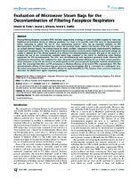 Evaluation of Microwave Steam Bags for the Decontamination of Filtering Facepiece Respirators