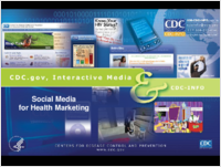 CDCgov interactive media  CDCINFO  social media for health marketing