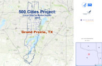 500 Cities Project Local Data for Better Health 2014 Grand Prairie TX
