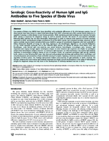 Serologic CrossReactivity of Human IgM and IgG Antibodies to Five Species of Ebola Virus