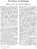 Prevalence Of Amblyopia