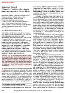 GenomeBased Characterization of Listeria monocytogenes Costa Rica