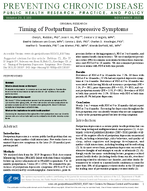 Timing of Postpartum Depressive Symptoms