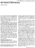 New ventures in health statistics