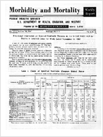 Morbidity and Mortality Weekly Report For release November 26 1960 Vol 9 No 46