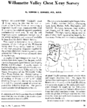 Willamette Valley chest Xray survey