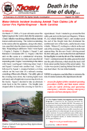 MotorVehicle Incident Involving Amtrak Train Claims Life of Career Fire FighterEngineer  North Carolina