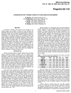 LithiumIon Battery Thermal Runaway in a MethaneAir Environment