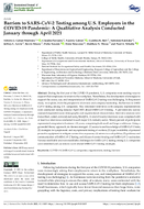 Barriers to SARSCoV2 Testing Among US Employers in the COVID19 Pandemic A Qualitative Analysis Conducted January Through April 2021