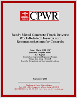 Ready Mixed Concrete Truck Drivers WorkRelated Hazards and Recommendations for Controls