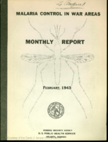 Malaria Control in War Areas monthly report  February 1943
