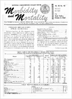 Morbidity and Mortality Weekly Report Vol 18 No 40 week ending October 4 1969