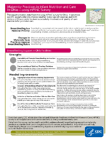 Maternity Practices in Infant Nutrition and Care in Ohio  2009 mPINC Survey