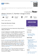 NIOSH eNews Volume 21 Number 4 August 2023
