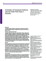 Correlates of Treatment Patterns Among Youth With Type 2 Diabetes
