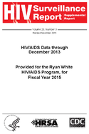 HIVAIDS Data through December 2013 Provided for the Ryan White HIVAIDS Program for Fiscal Year 2015