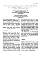 Wavelet Analysis and Morphology for the Detection of Wheeze in Cough Sounds