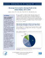 Beverage consumption among youth in the United States 20132016