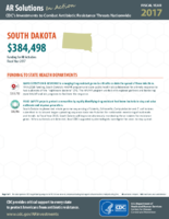 CDCs Investments to Combat Antibiotic Resistance Threats Nationwide South Dakota Fiscal Year 2017