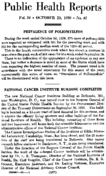 Public Health Reports  v 54 no 42 OCTOBER 20 1939