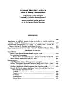 Public Health Reports  v 65 no 19  table of contents