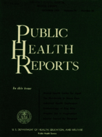 Public Health Reports  v 74  no 10  cover