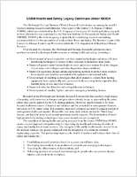 USBM Health and Safety Legacy Continues Under NIOSH