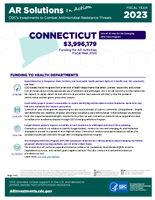 CDCs Investments to Combat Antibiotic Resistance Threats Connecticut Fiscal Year 2023