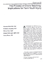 The Process of Chore Teaching Implications for Farm Youth Injury