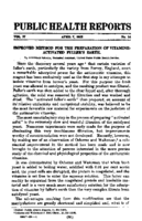 Public Health Reports  V 37 No 14 April 7 1922