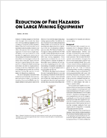 Reduction of Fire Hazards on Large Mining Equipment