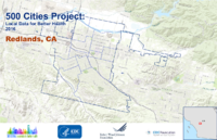 500 Cities Project Local Data for Better Health 2016 Redlands CA