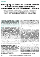 Emerging Variants of Canine Enteric Coronavirus Associated with Outbreaks of Gastroenteric Disease