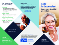 Stay independent  learn more about fall prevention