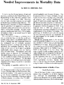 Needed improvements in mortality data