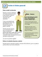 Session 3 Tres formas de comer menos grasas y menos caloras handout