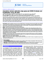 Associations Between Obstructive Sleep Apnea and COVID19 Infection and Hospitalization Among US Adults